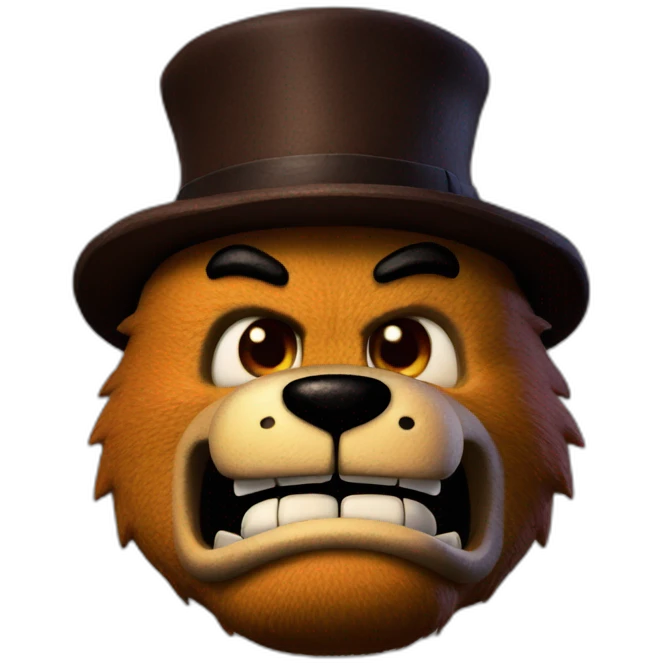 freddy fazbear angry emoji