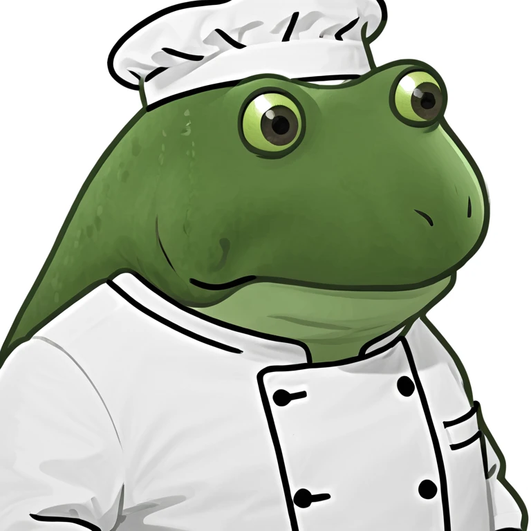 bufo in a chef coat emoji