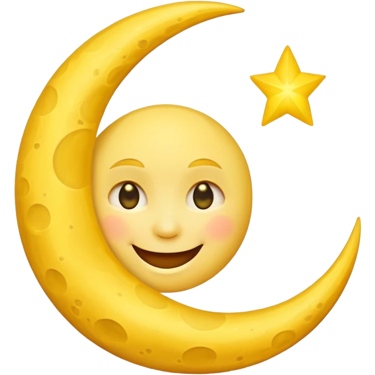 smiling moon emoji emoji