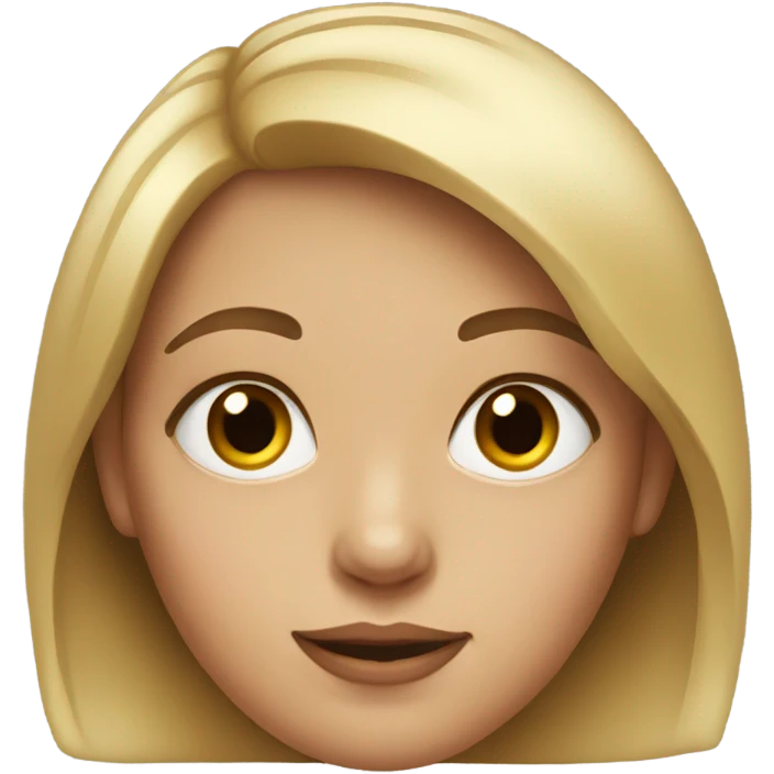 realistic portrait of girl emoji