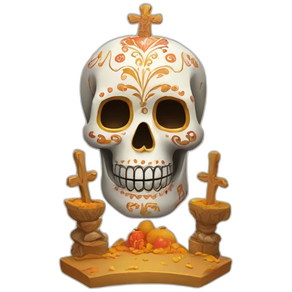altar de muertos pan emoji