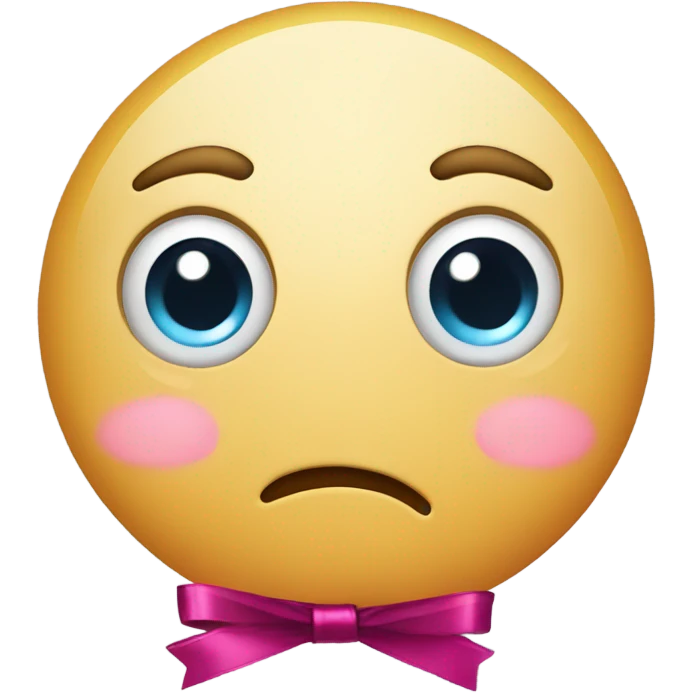 🥺🎀 emoji