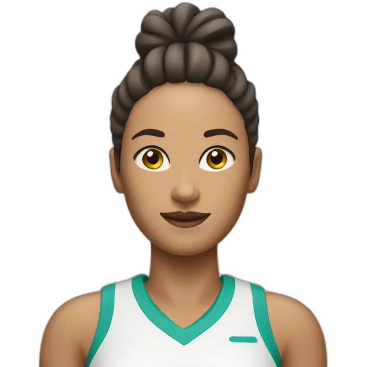 Katy entrenadora de tenis de mesa emoji