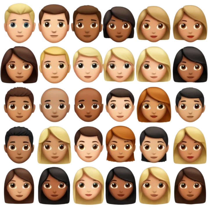 collection of avatars with famous tv shows and movies most icone characters emoji
