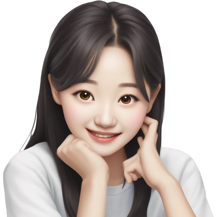 Jang wonyoung asian kpop cute girl  emoji