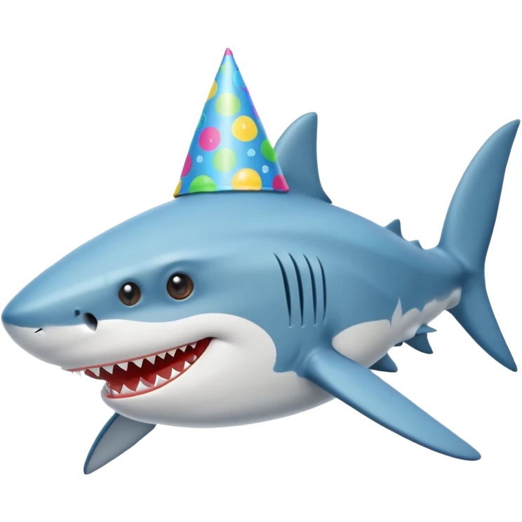 Birthday shark  emoji