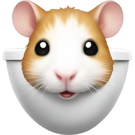 hamster in toilet emoji