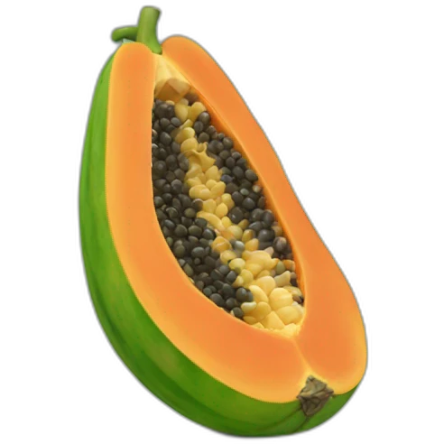 papaya emoji