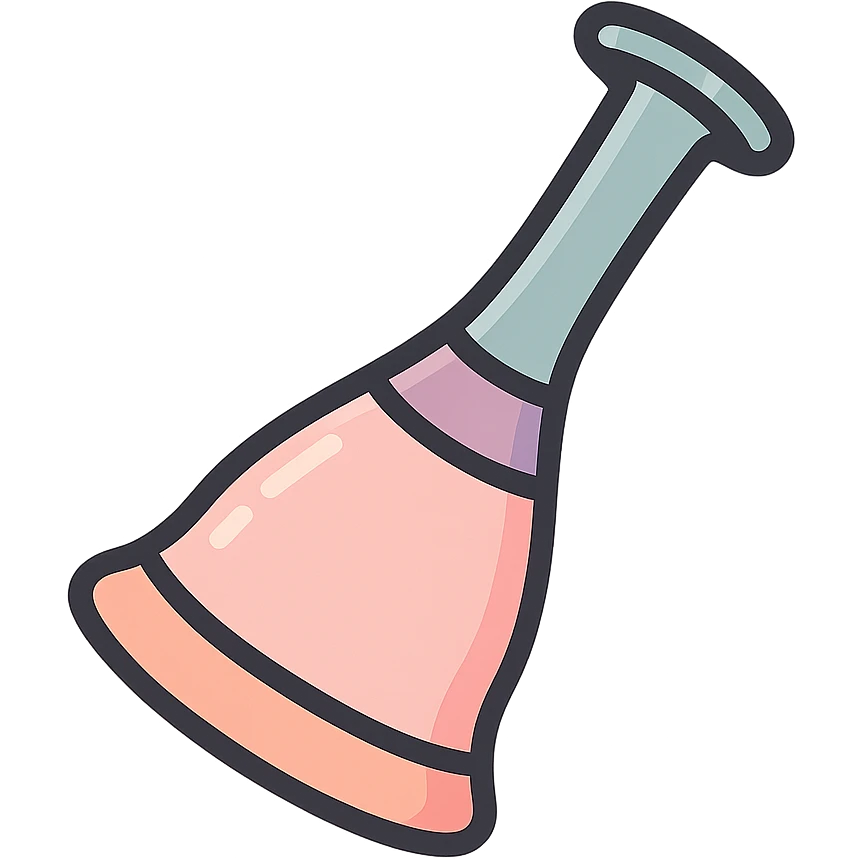 Pinard angled view with thickened middle body, icon-color-outlined style, detailed shadows and highlights, thin clean contours, soft rounded shapes, pastel palette #98B5BC, #B5B3C1, #C9A3C9, #E4C0CA, #F7DCD1, #F7C0AA, modern Japanese pop art and sticker aesthetic, soft lighting, transparent background emoji