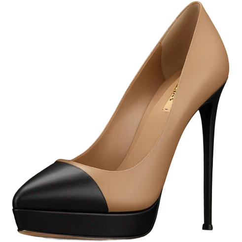 VALENTINO Tan-go PLATFORM PUMP black emoji