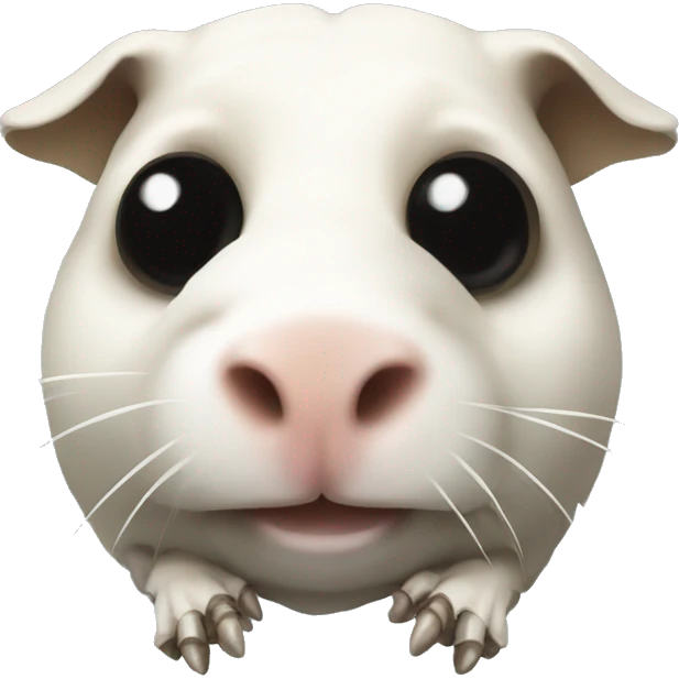 The skeleton of a guinea pig emoji
