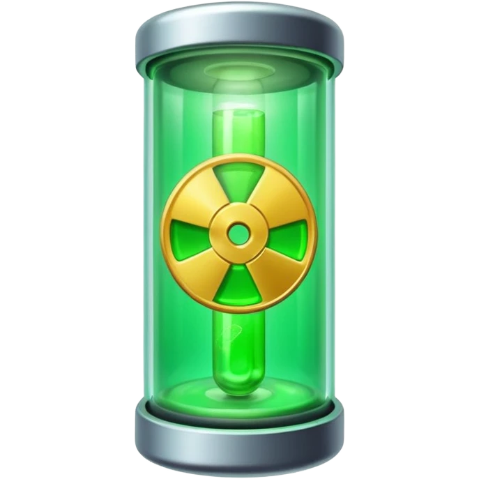 Uranium like inside a tube that we see on tiktok emoji