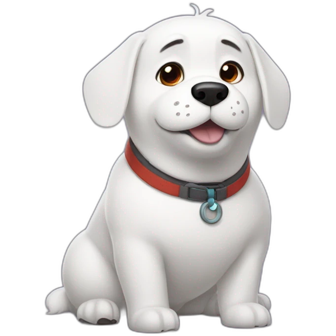 Baymax-dog emoji