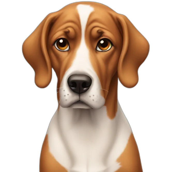 Guilty dog look emoji
