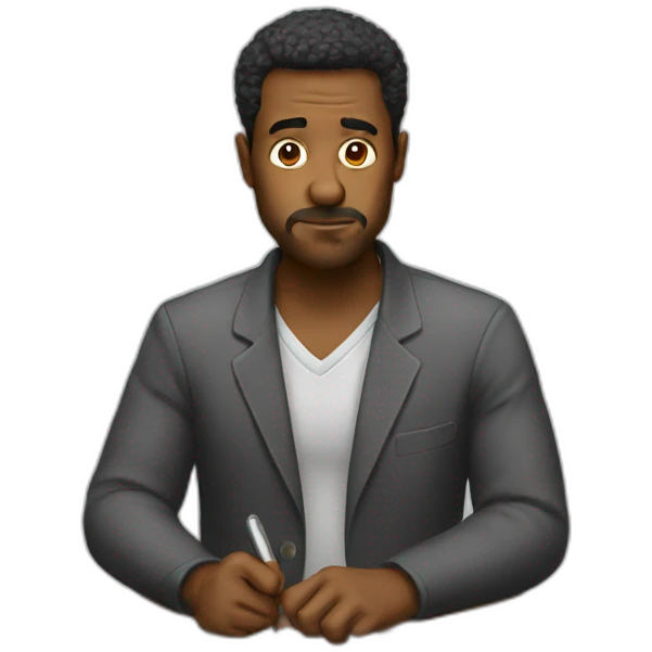someone who is planning something bad emoji