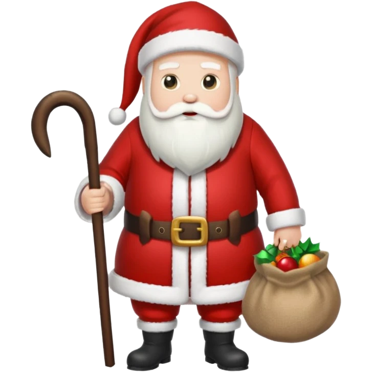 The reaper dressed as santa emoji