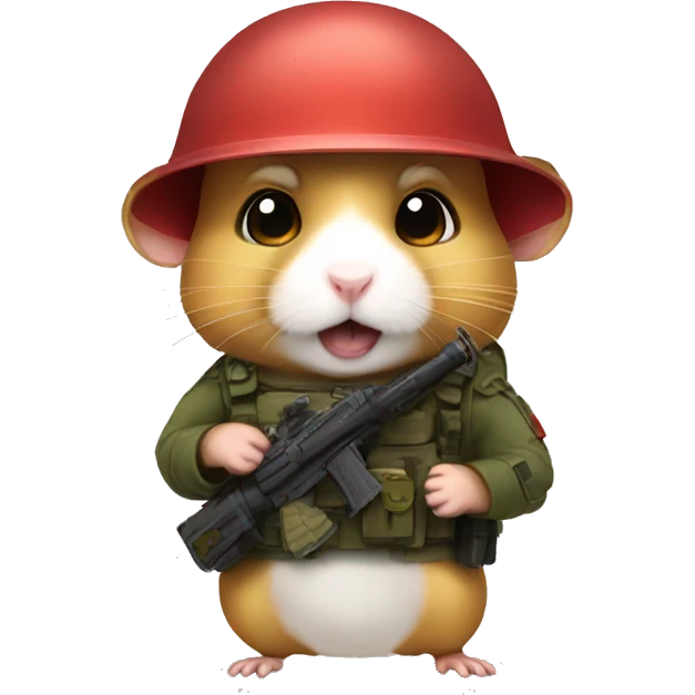 combat hamster soldier emoji