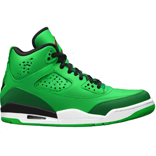 green jordan’s  emoji