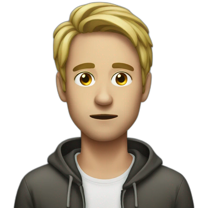 Drug addict emoji