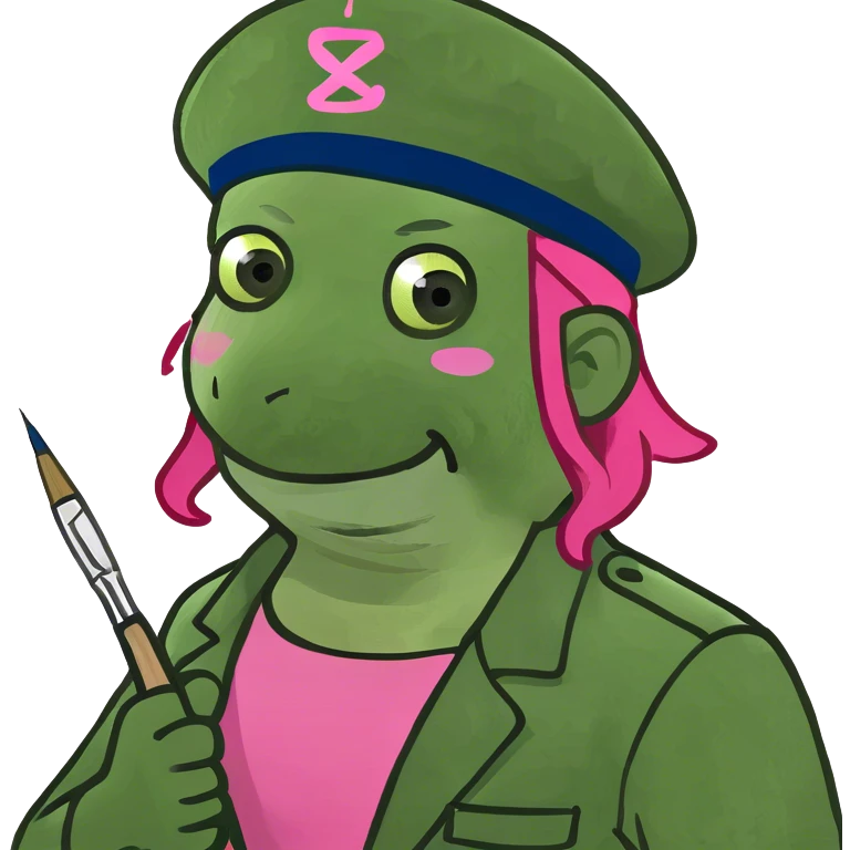 pink spam artist emoji