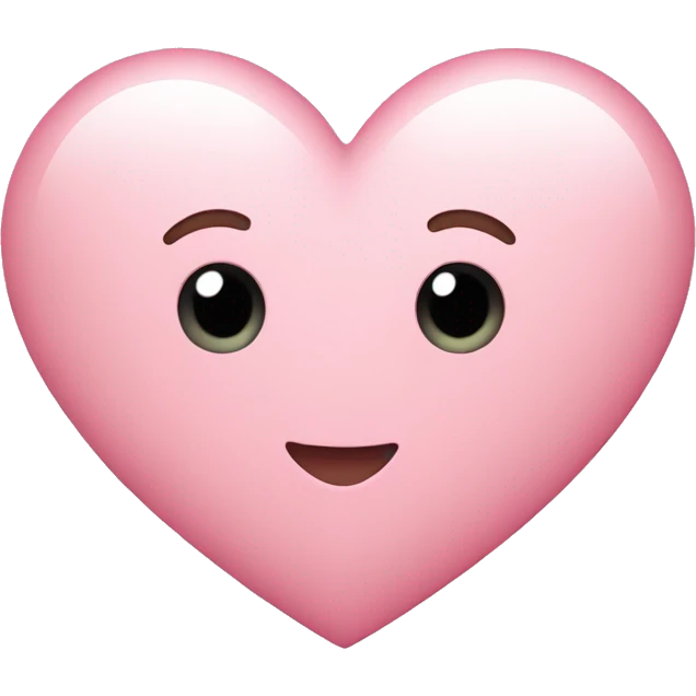 light pink Heart  emoji