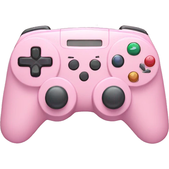 light pink game controller  emoji