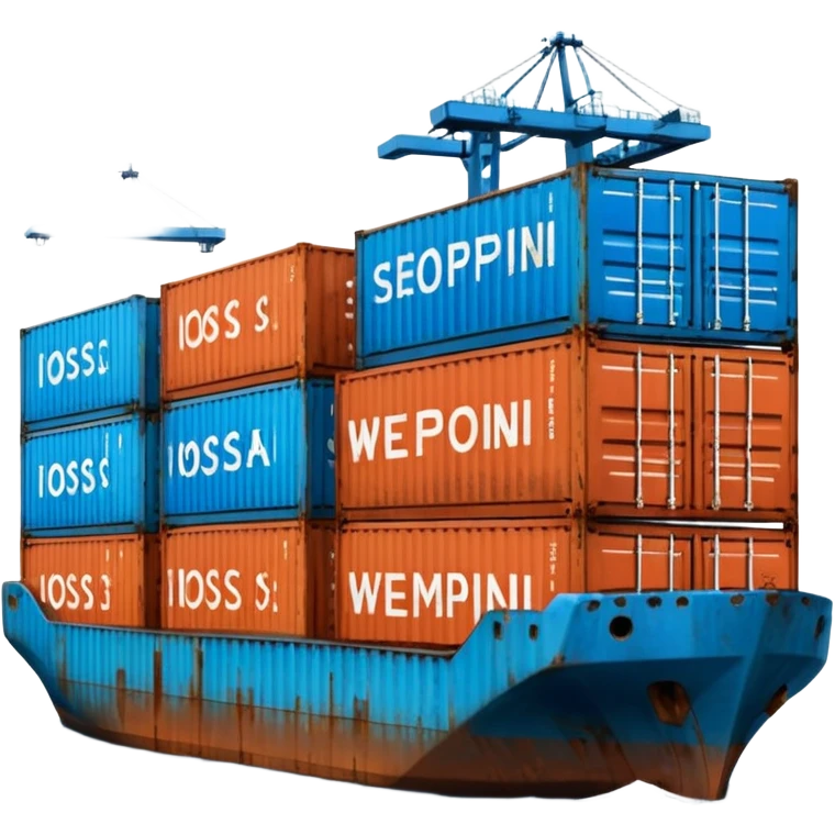 Sea Port area, containers emoji