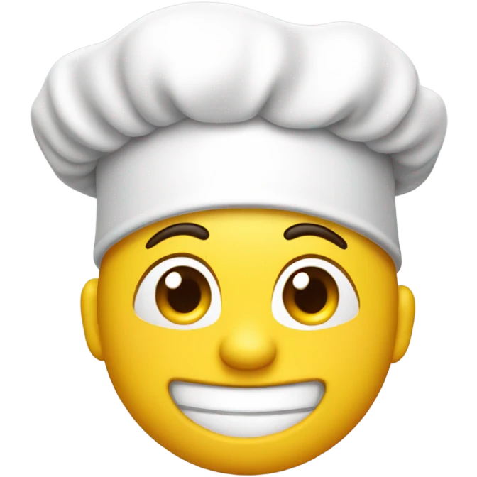 Chef emoji face kiss emoji