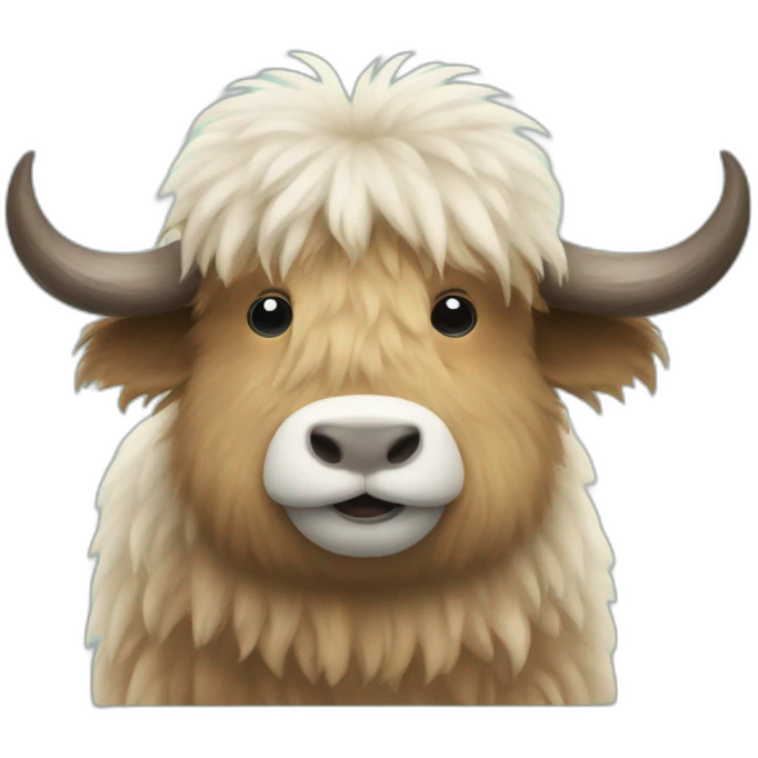 fluffy yak emoji