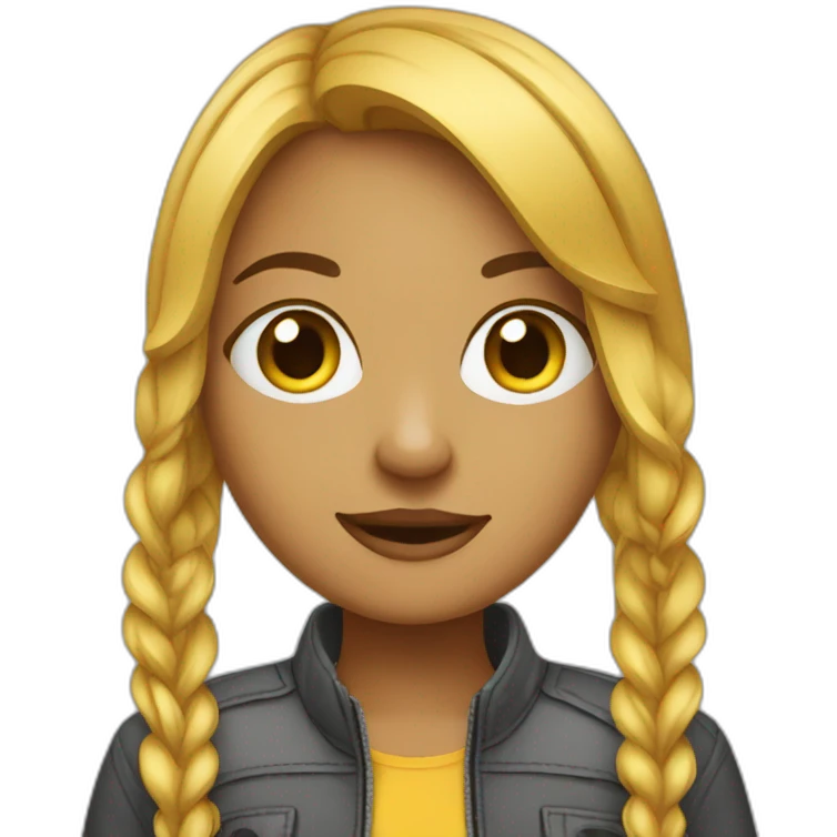 Web designer girl emoji