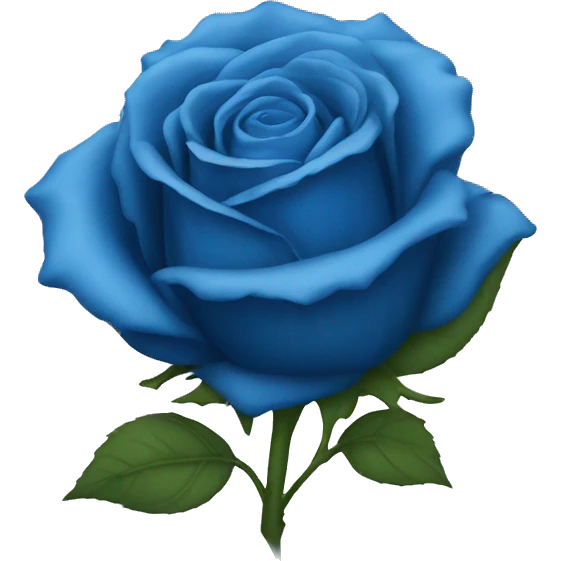 blue rose  emoji
