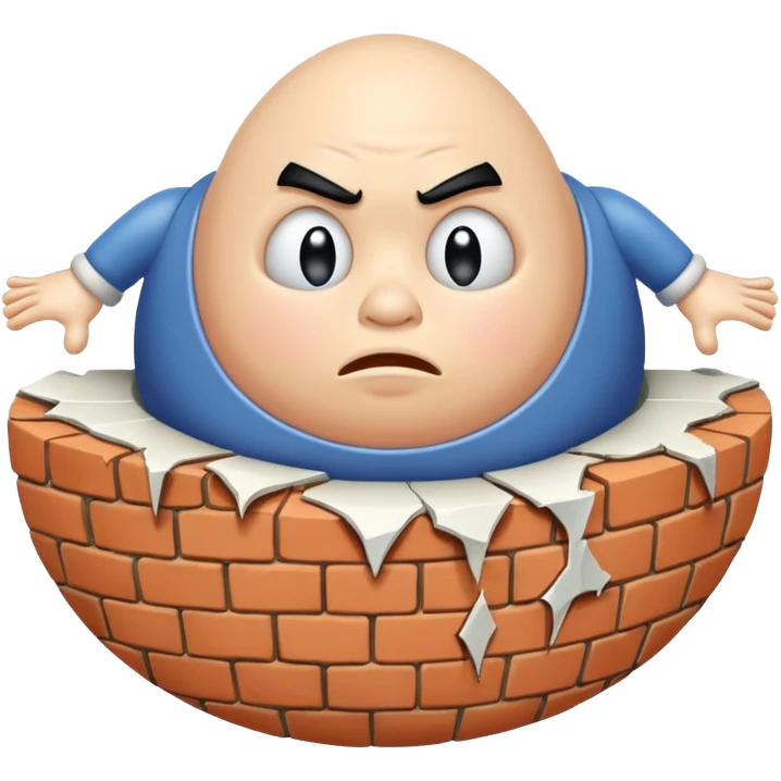 Humpty Dumpty Sat On A Wall emoji