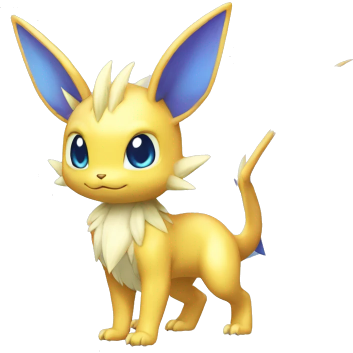 Shiny-Dragon-type-Eeveelution-Fakemon-Pokémon full body emoji