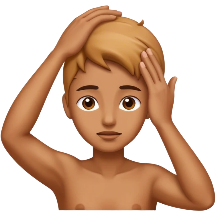 Hand against forehead emoji