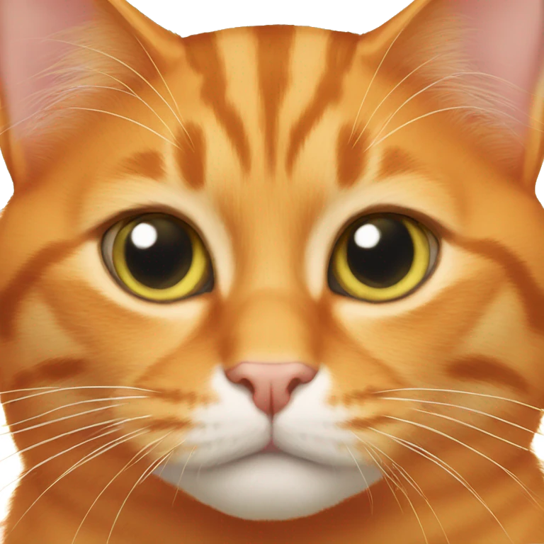 An orange cat emoji
