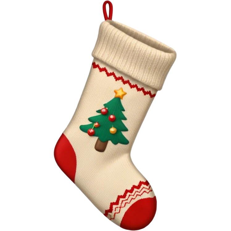 cozy beige christmas emoji