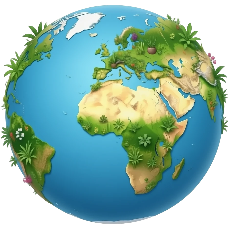 globe flora emoji