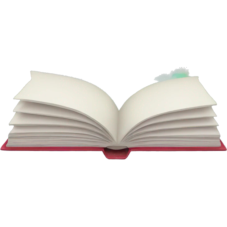 Open book with rainbow emoji