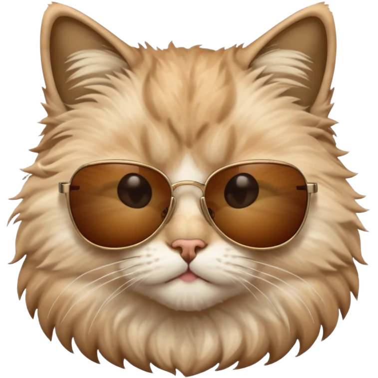 Cat wearing sunglasses mashallah 🥰 emoji