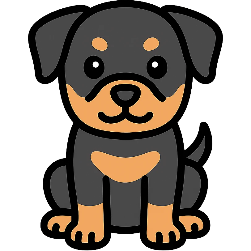 rottweiler puppy emoji