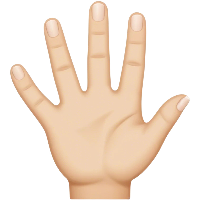 Hand shaped like a L emoji