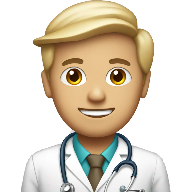 Doctor with hat emoji