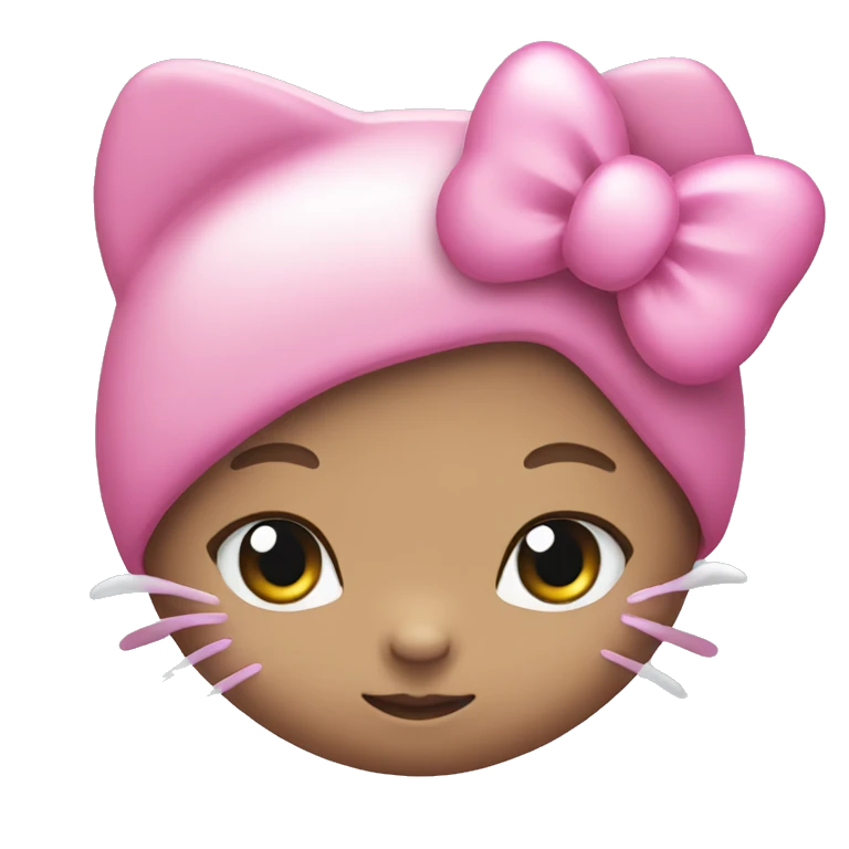 hello kitty pink emoji