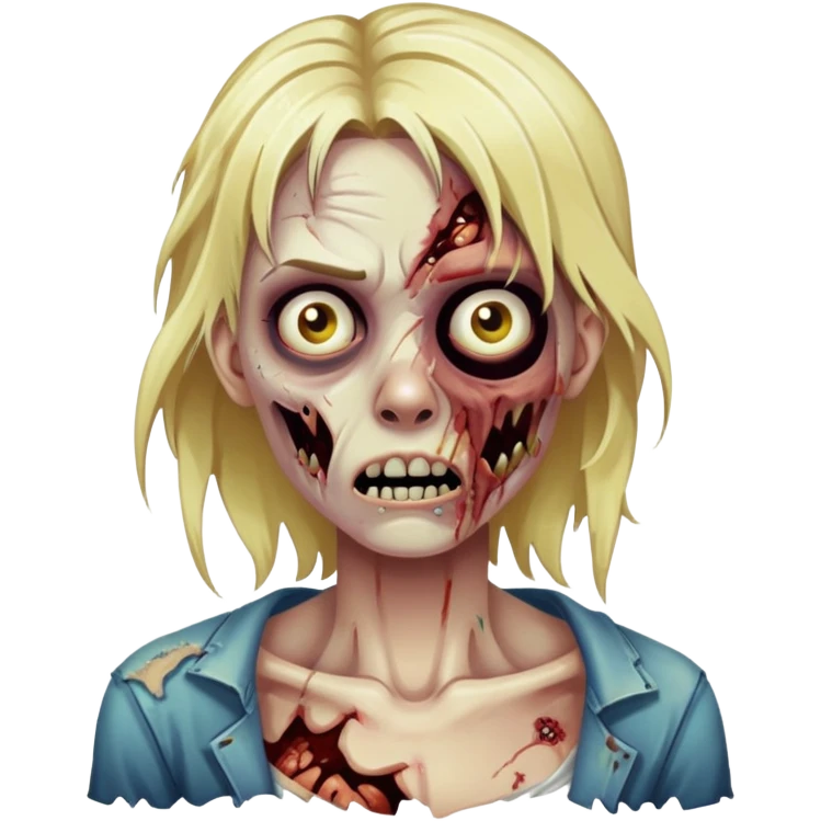 Blonde zombie  emoji