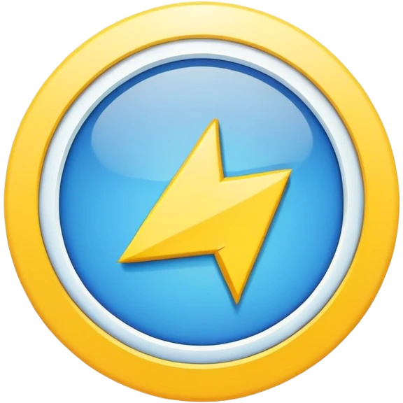 Cartoon arrow cursor clicking on a button emoji