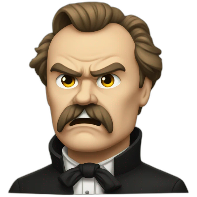 Angry Nietzsche emoji