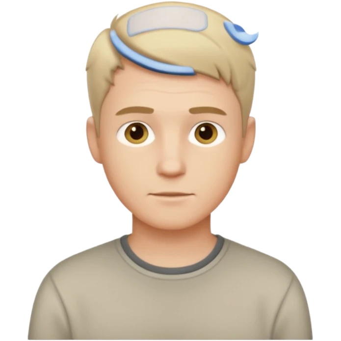 customer. 1 person only white male with shoulder normal person cloths emoji