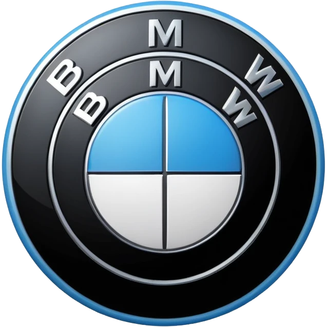 A BMW LOGO with correct colours in it emoji