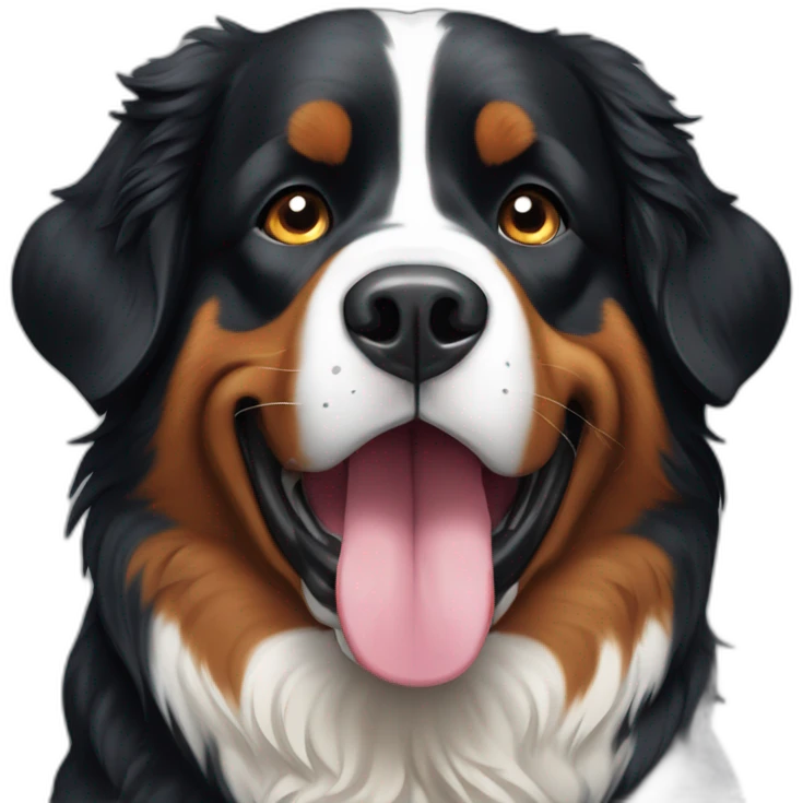 Bernese mountain dog emoji