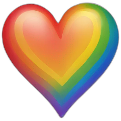 rainbow heart emoji